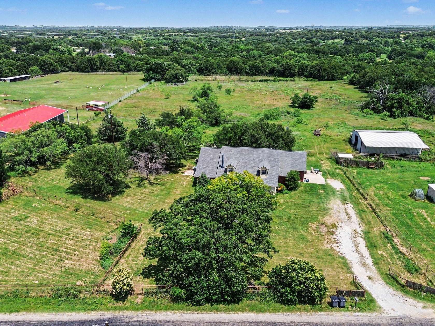 10 Acres of Land with Home for Sale in Decatur, Texas