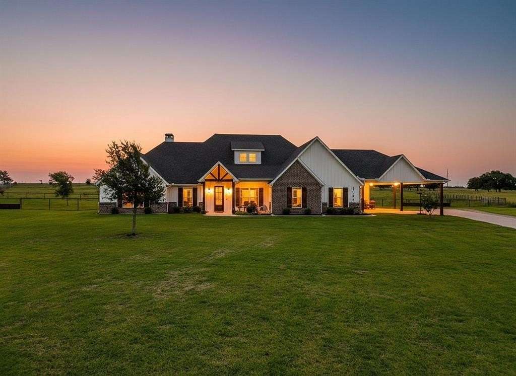 5 Acres of Land with Home for Sale in Poolville, Texas