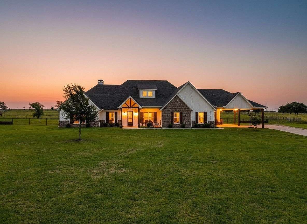5 Acres of Land with Home for Sale in Poolville, Texas
