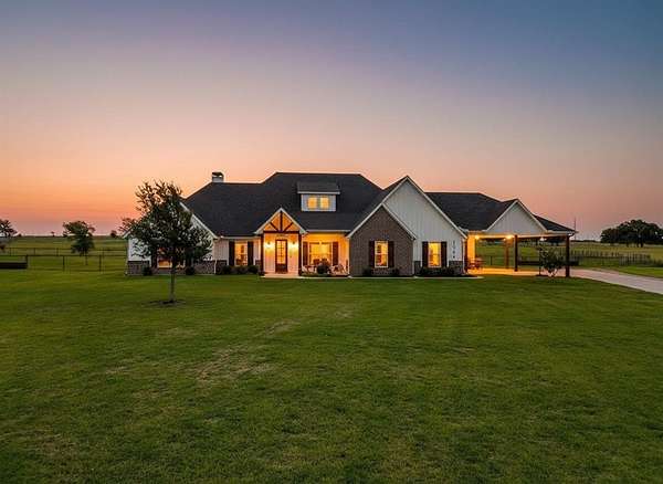 5 Acres of Land with Home for Sale in Poolville, Texas