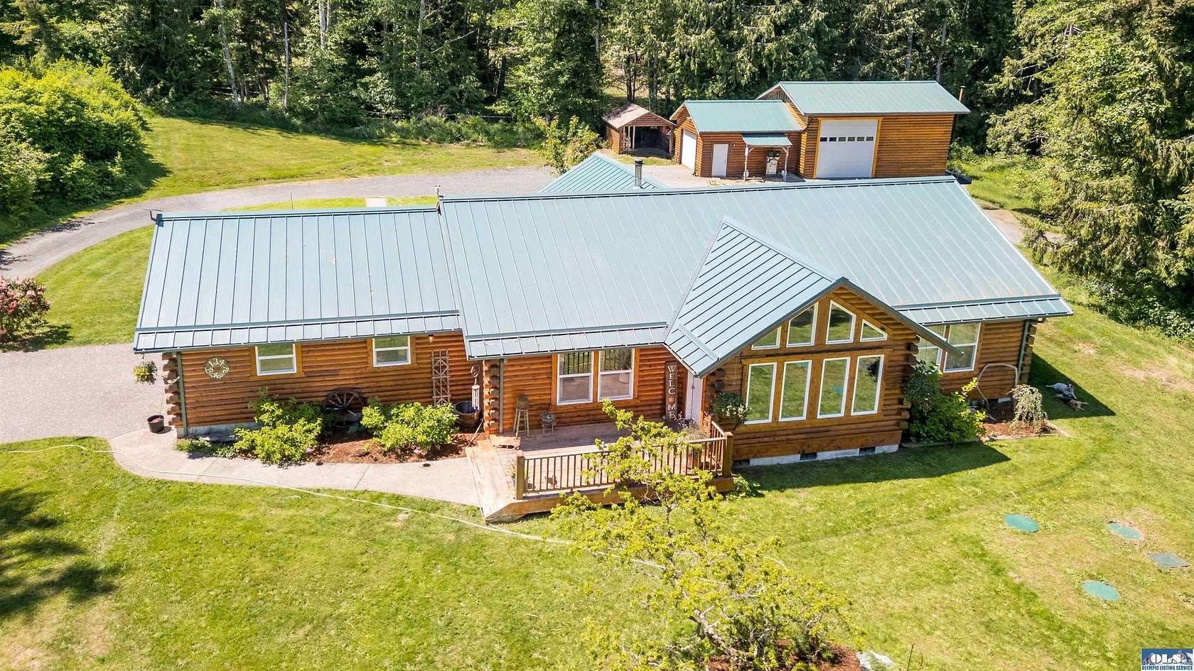 4.7 Acres of Land with Home for Sale in Port Angeles, Washington