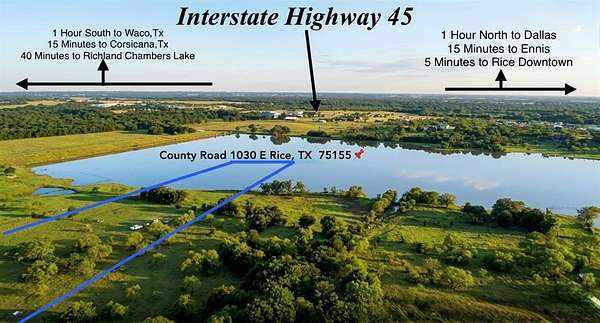 9.39 Acres of Residential Land for Sale in Rice, Texas