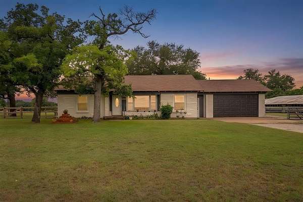 6.64 Acres of Land with Home for Sale in Lipan, Texas