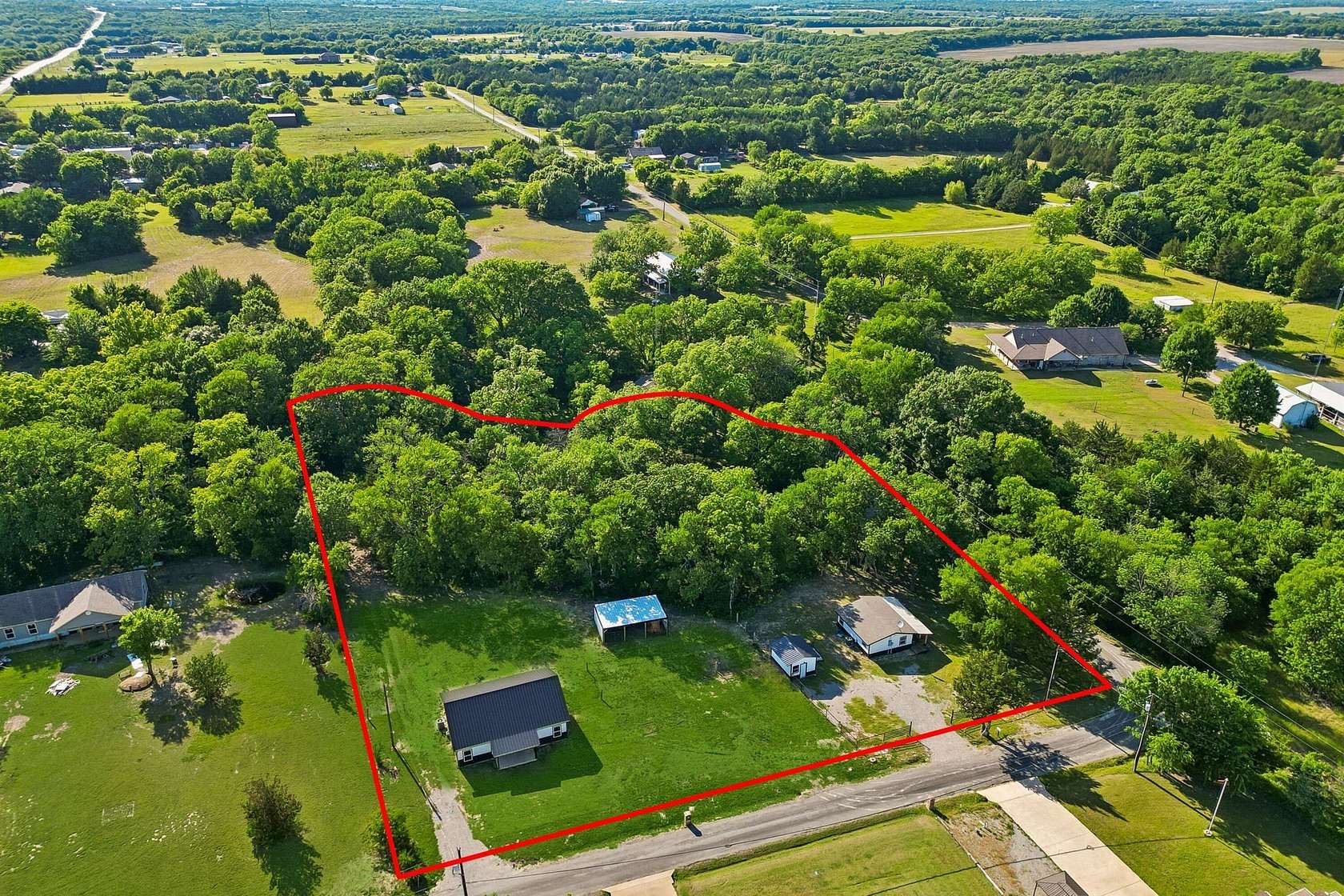 1.77 Acres of Land with Home for Sale in Sherman, Texas
