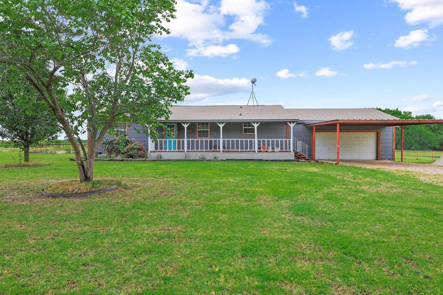 2 Acres of Land with Home for Sale in Wolfe City, Texas