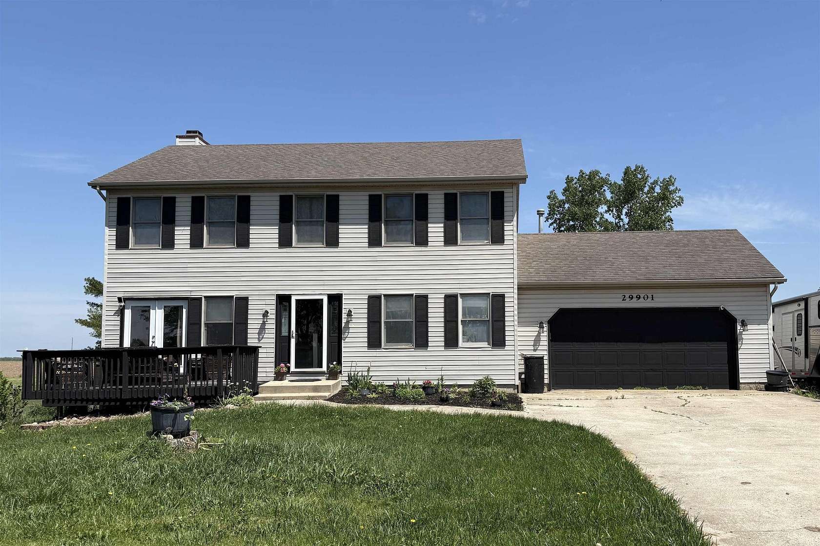 3 Acres of Land with Home for Sale in Elkhart, Indiana