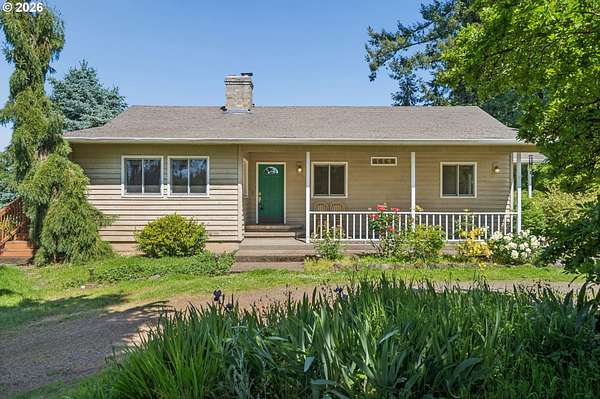 25.4 Acres of Agricultural Land with Home for Sale in Aurora, Oregon