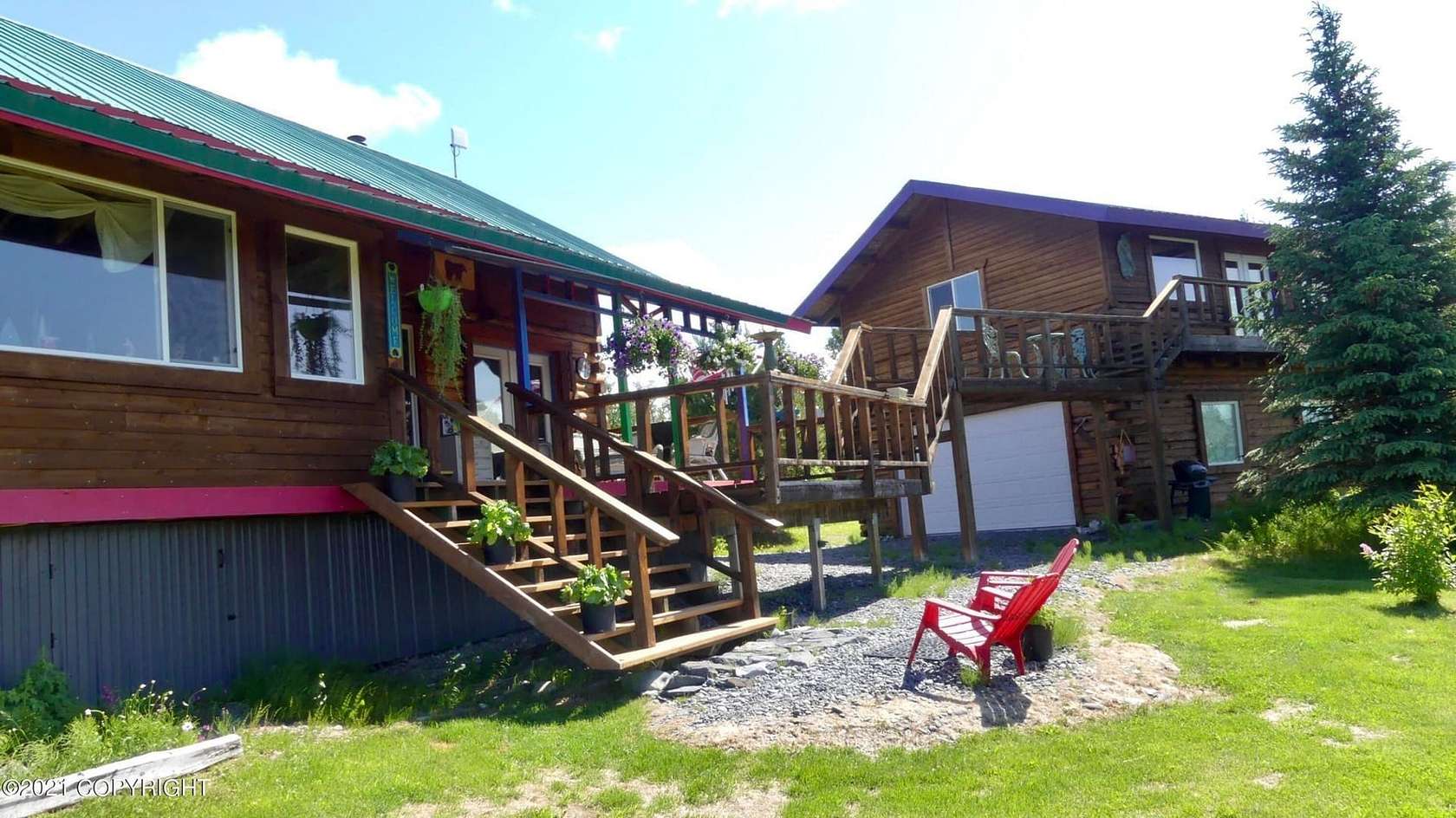 7.79 Acres of Land with Home for Sale in Ninilchik, Alaska