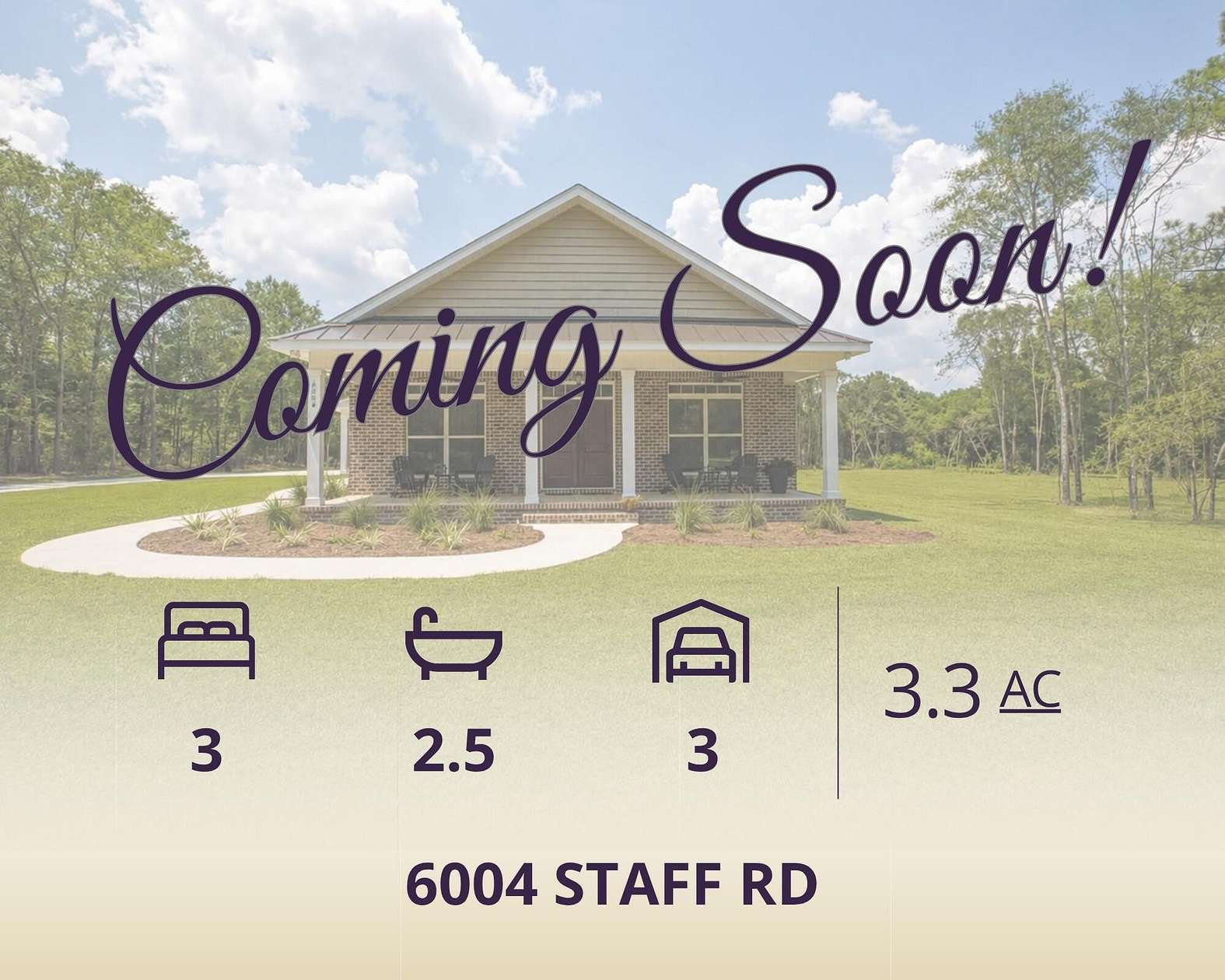 3.3 Acres of Land with Home for Sale in Crestview, Florida
