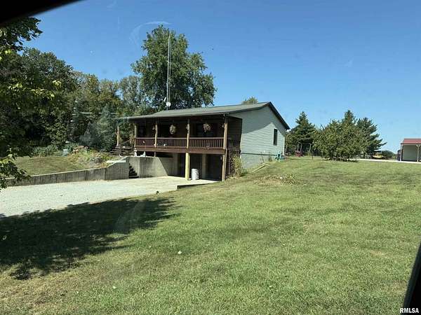 11.5 Acres of Land with Home for Sale in Iuka, Illinois