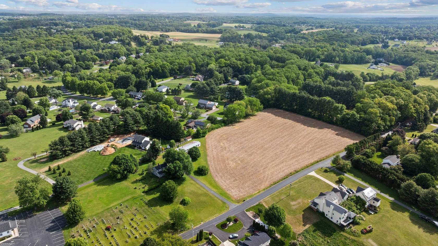 6.33 Acres of Land with Home for Sale in Fallston, Maryland