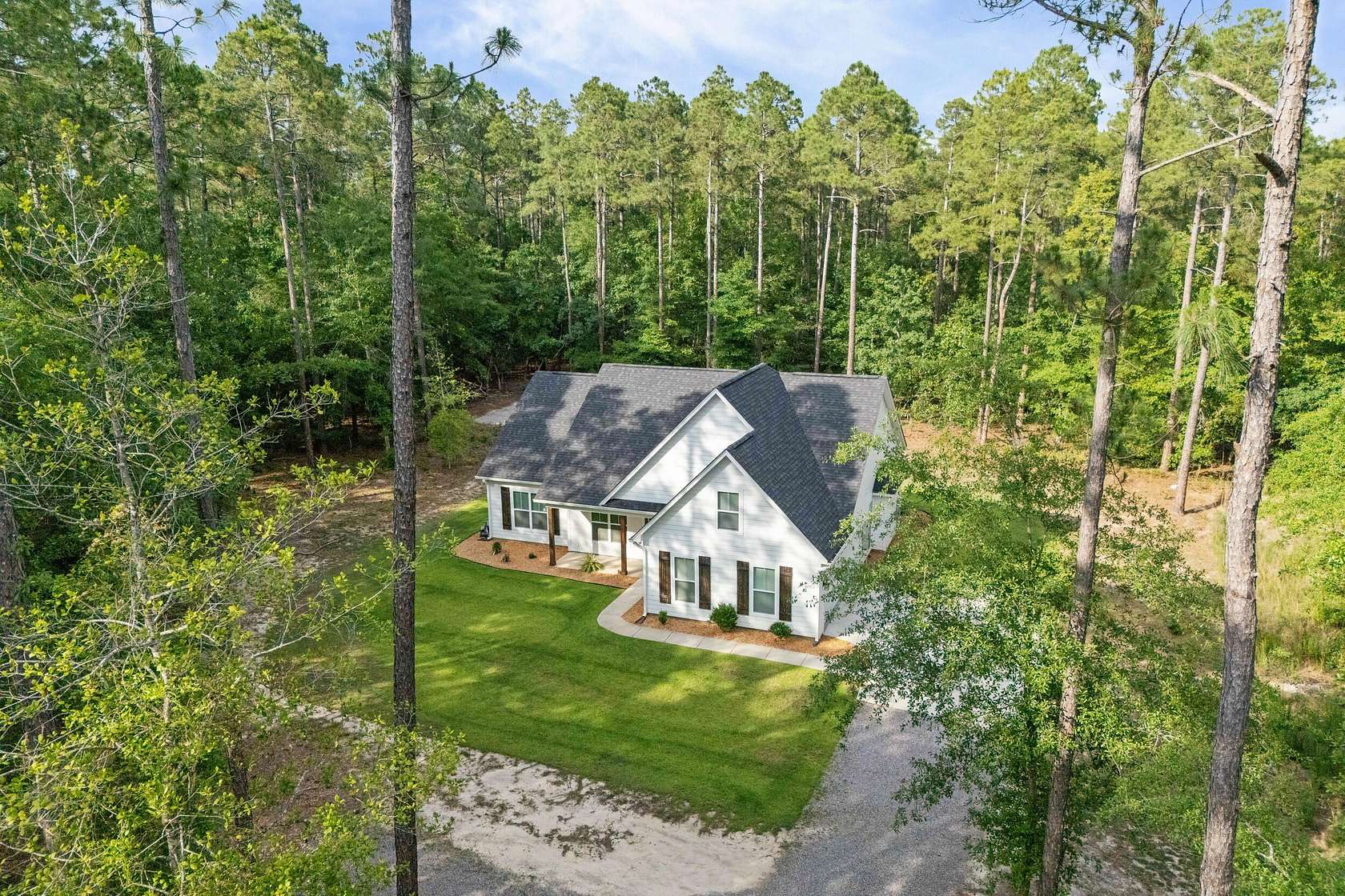 9.7 Acres of Land with Home for Sale in Aiken, South Carolina