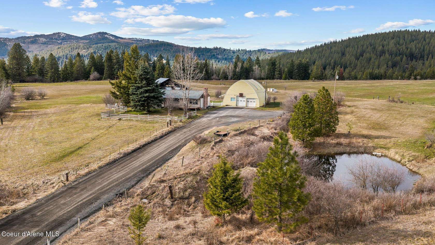 7.85 Acres of Land with Home for Sale in Coeur d'Alene, Idaho