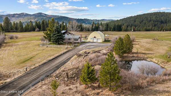 7.85 Acres of Land with Home for Sale in Coeur d'Alene, Idaho