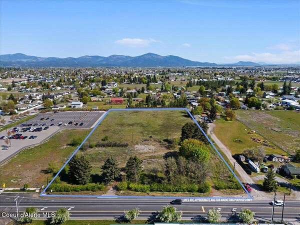 4.57 Acres of Commercial Land for Sale in Post Falls, Idaho