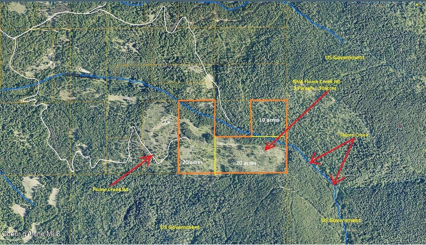 20 Acres of Recreational & Residential Land for Sale in Sandpoint, Idaho