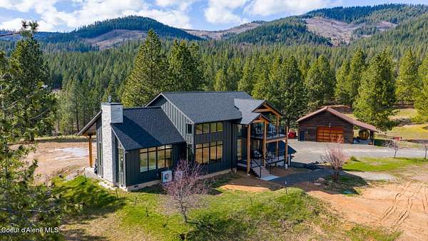 10 Acres of Land with Home for Sale in Coeur d'Alene, Idaho