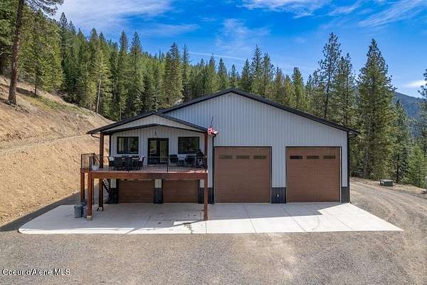 19.5 Acres of Recreational Land with Home for Sale in Pinehurst, Idaho