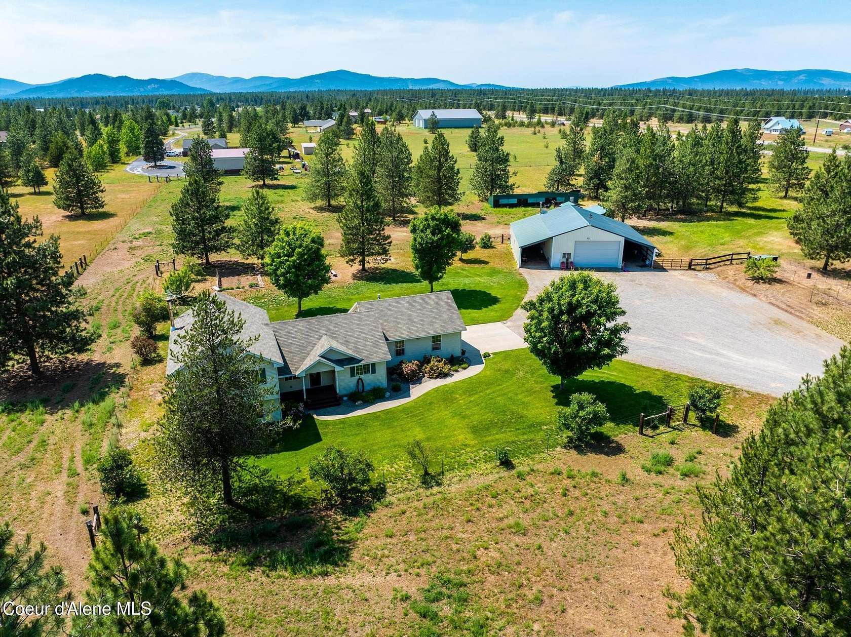 10 Acres of Land with Home for Sale in Athol, Idaho