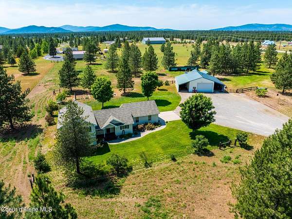 10 Acres of Land with Home for Sale in Athol, Idaho