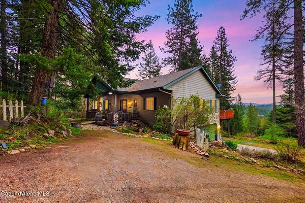 41.2 Acres of Recreational Land with Home for Sale in Hauser, Idaho