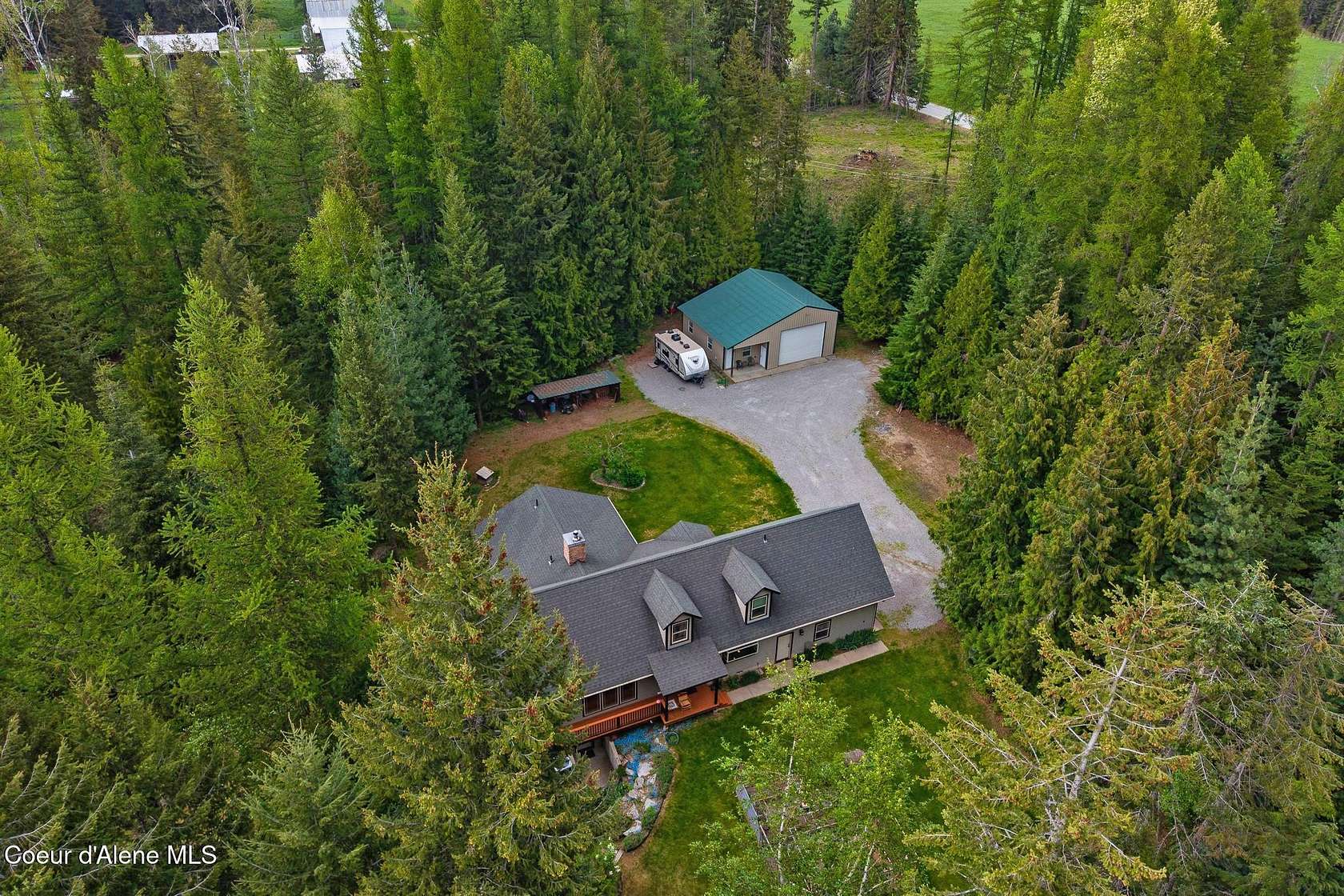 11.3 Acres of Land with Home for Sale in Sandpoint, Idaho