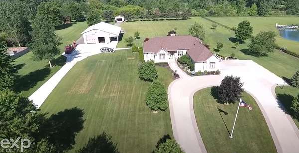 5.1 Acres of Land with Home for Sale in Macomb, Michigan