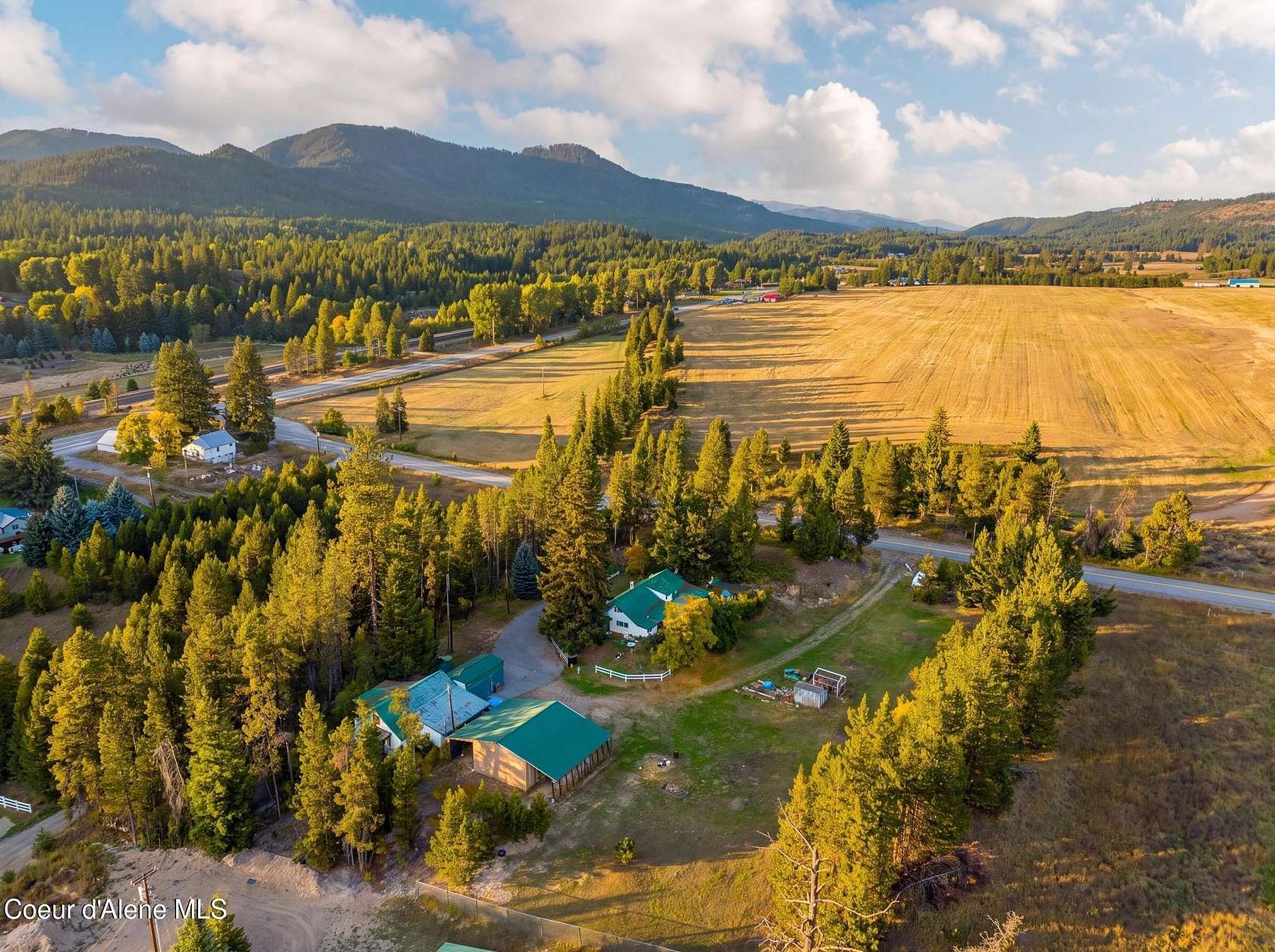 5 Acres of Land with Home for Sale in Athol, Idaho