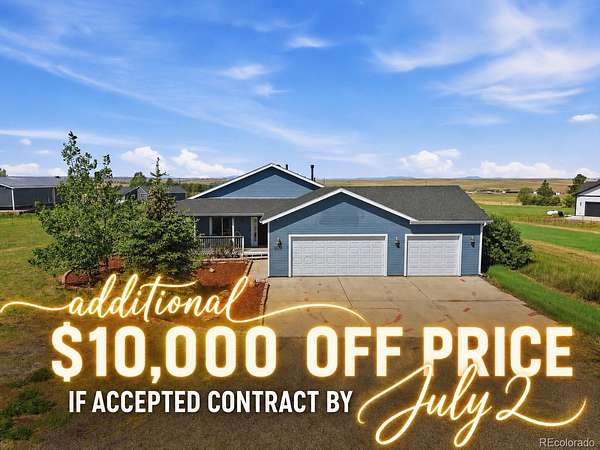 4 Acres of Land with Home for Sale in Elizabeth, Colorado