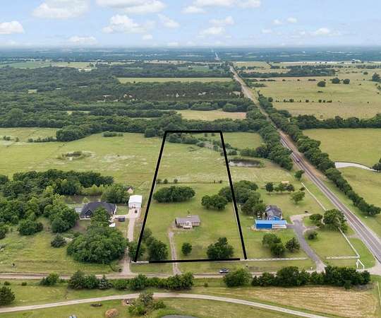 9.7 Acres of Land with Home for Sale in Leonard, Texas