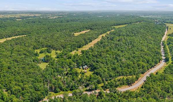 113 Acres of Recreational Land with Home for Sale in Blanco, Oklahoma