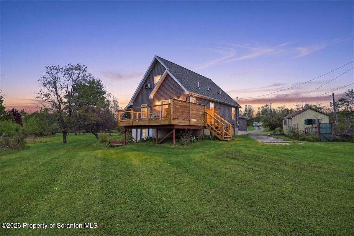 4 Acres of Land with Home for Sale in Thompson, Pennsylvania