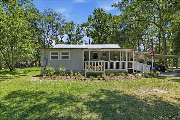1.74 Acres of Land with Home for Sale in Inglis, Florida
