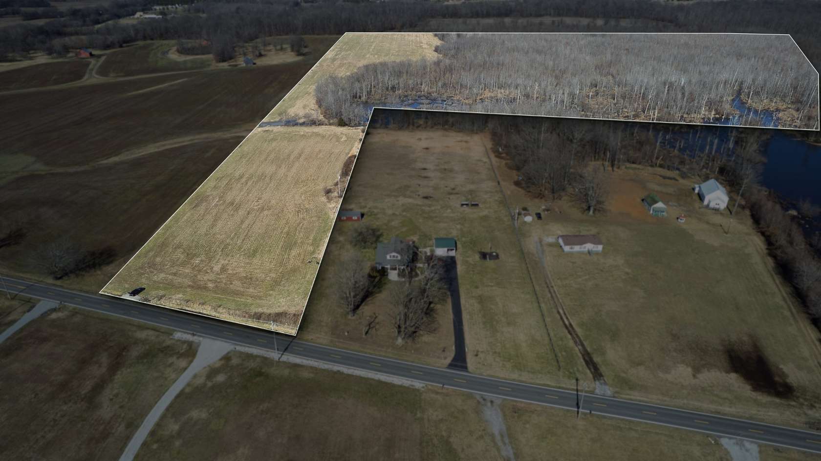73.7 Acres of Recreational & Residential Land for Sale in Springfield, Tennessee