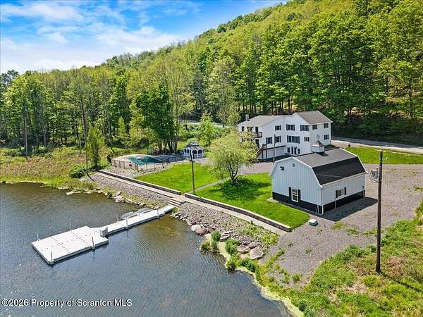 11.6 Acres of Recreational Land with Home for Sale in Forest City, Pennsylvania