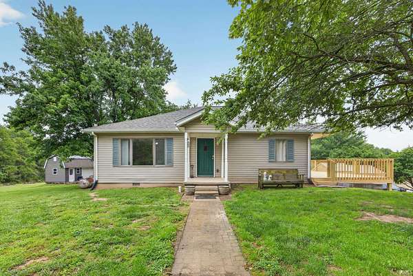 9 Acres of Land with Home for Sale in Worthington, Indiana