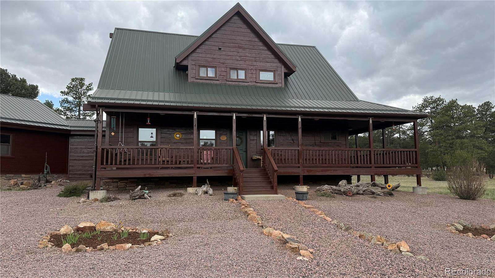 34.3 Acres of Recreational Land with Home for Sale in Cotopaxi, Colorado