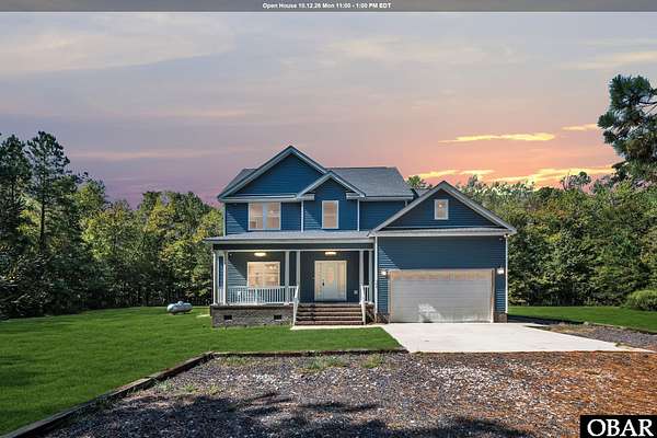 20 Acres of Recreational Land with Home for Sale in Hertford, North Carolina
