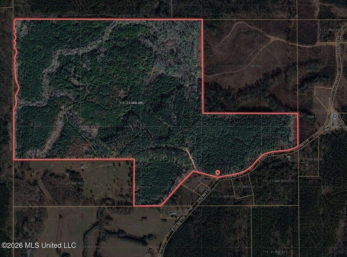 151 Acres of Recreational & Residential Land for Sale in Raleigh, Mississippi