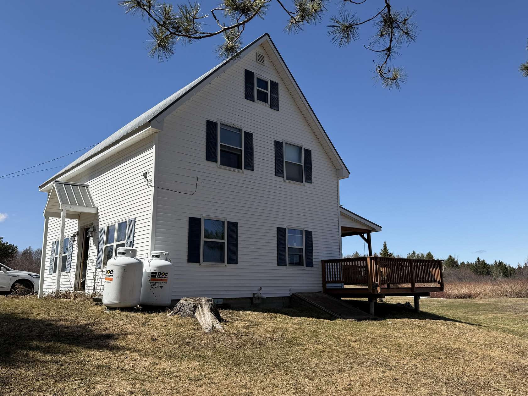 3 Acres of Land with Home for Sale in Castle Hill Town, Maine