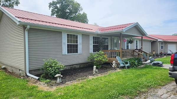 23 Acres of Recreational Land with Home for Auction in Dana, Indiana