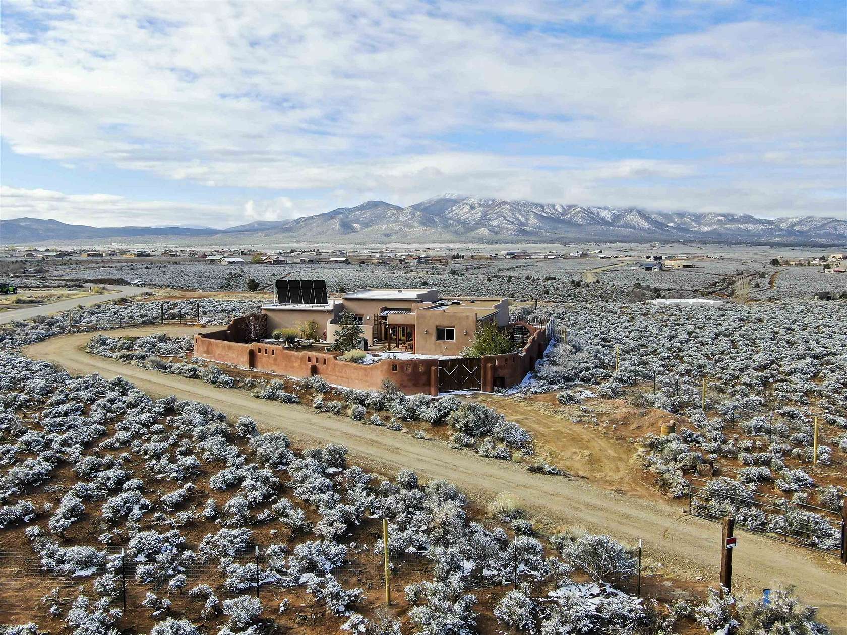 1.6 Acres of Land with Home for Sale in Ranchos de Taos, New Mexico
