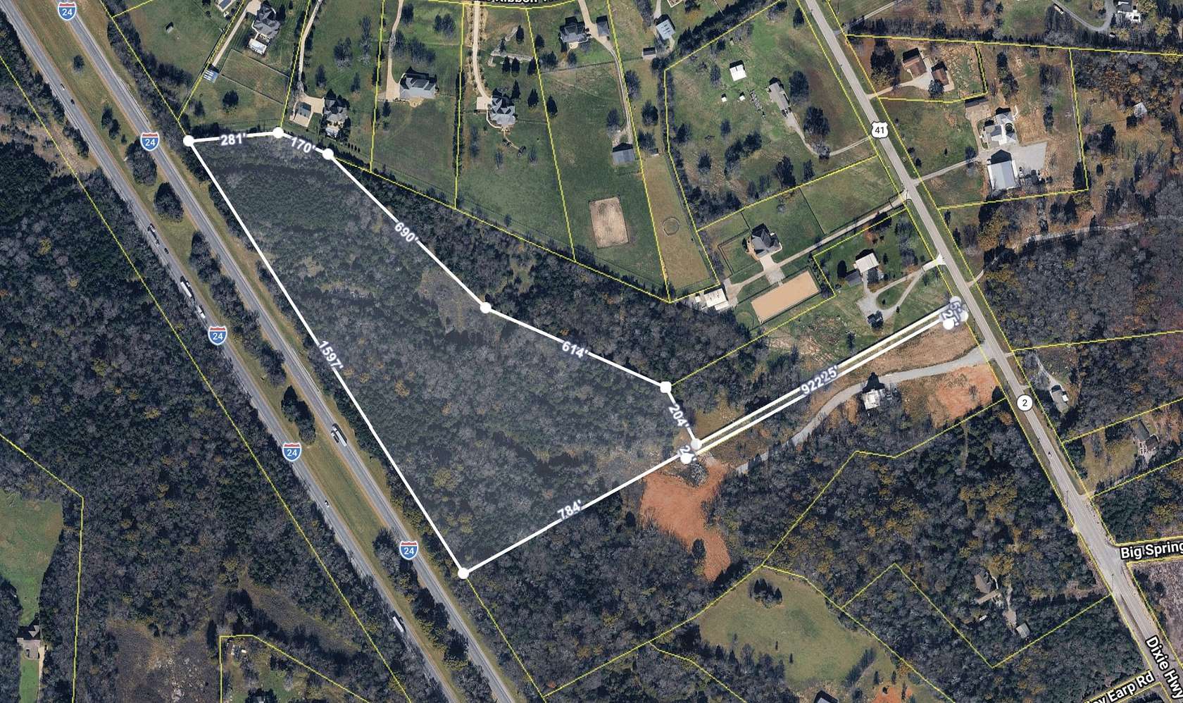 19.8 Acres of Land for Sale in Christiana, Tennessee