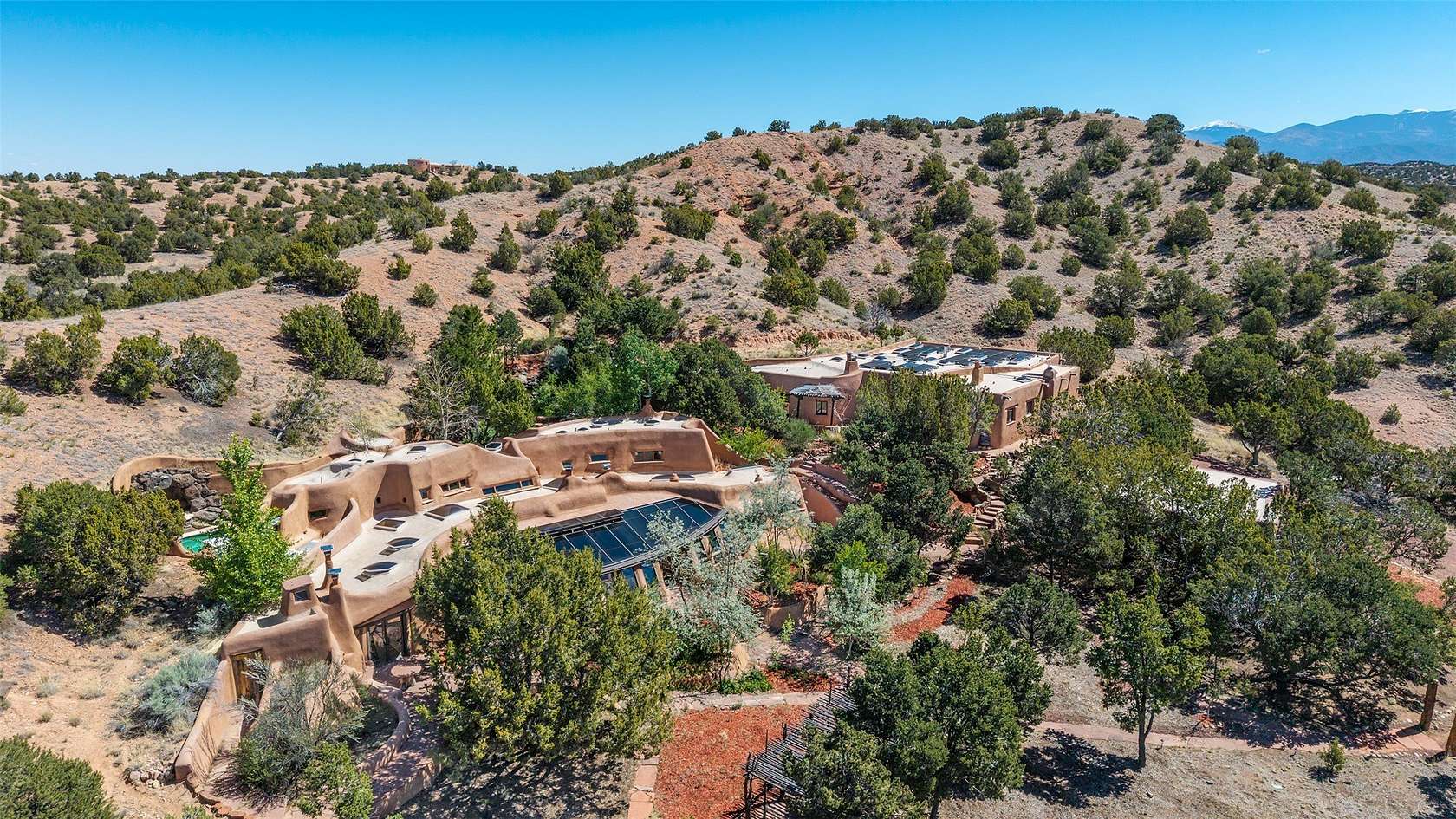 11 Acres of Land with Home for Sale in Santa Fe, New Mexico