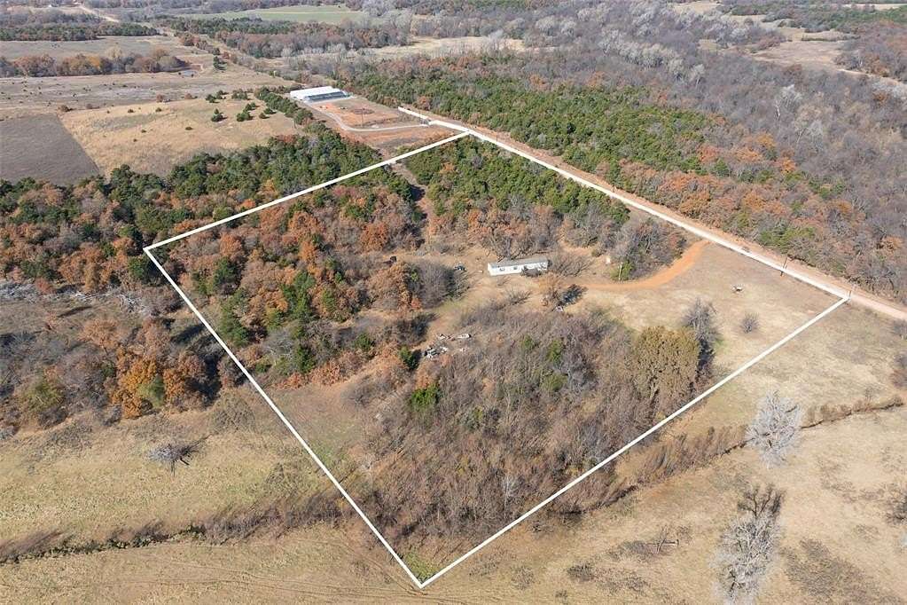 10 Acres of Land with Home for Sale in Hinton, Oklahoma