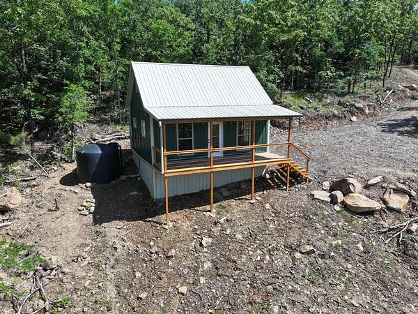 6.34 Acres of Land with Home for Sale in Wister, Oklahoma