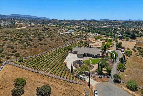 5.12 Acres of Land with Home for Sale in Temecula, California