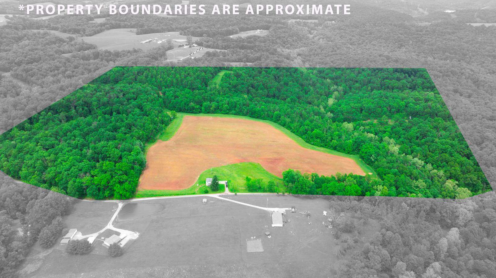 109 Acres of Land with Home for Sale in Long Bottom, Ohio