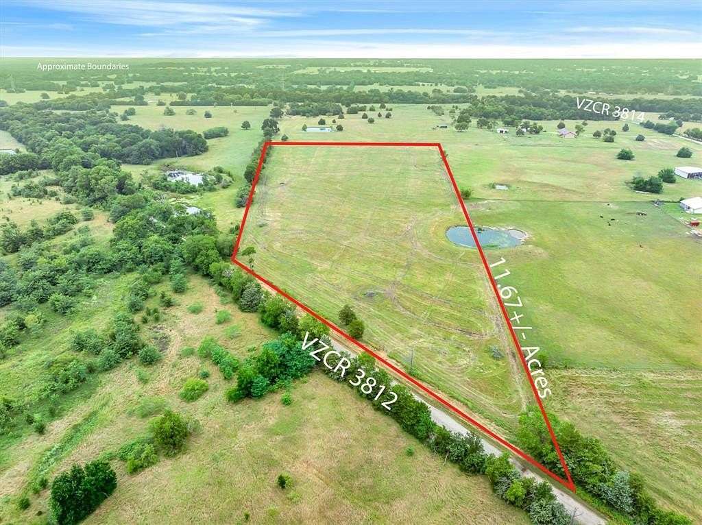 11.7 Acres of Land for Sale in Wills Point, Texas