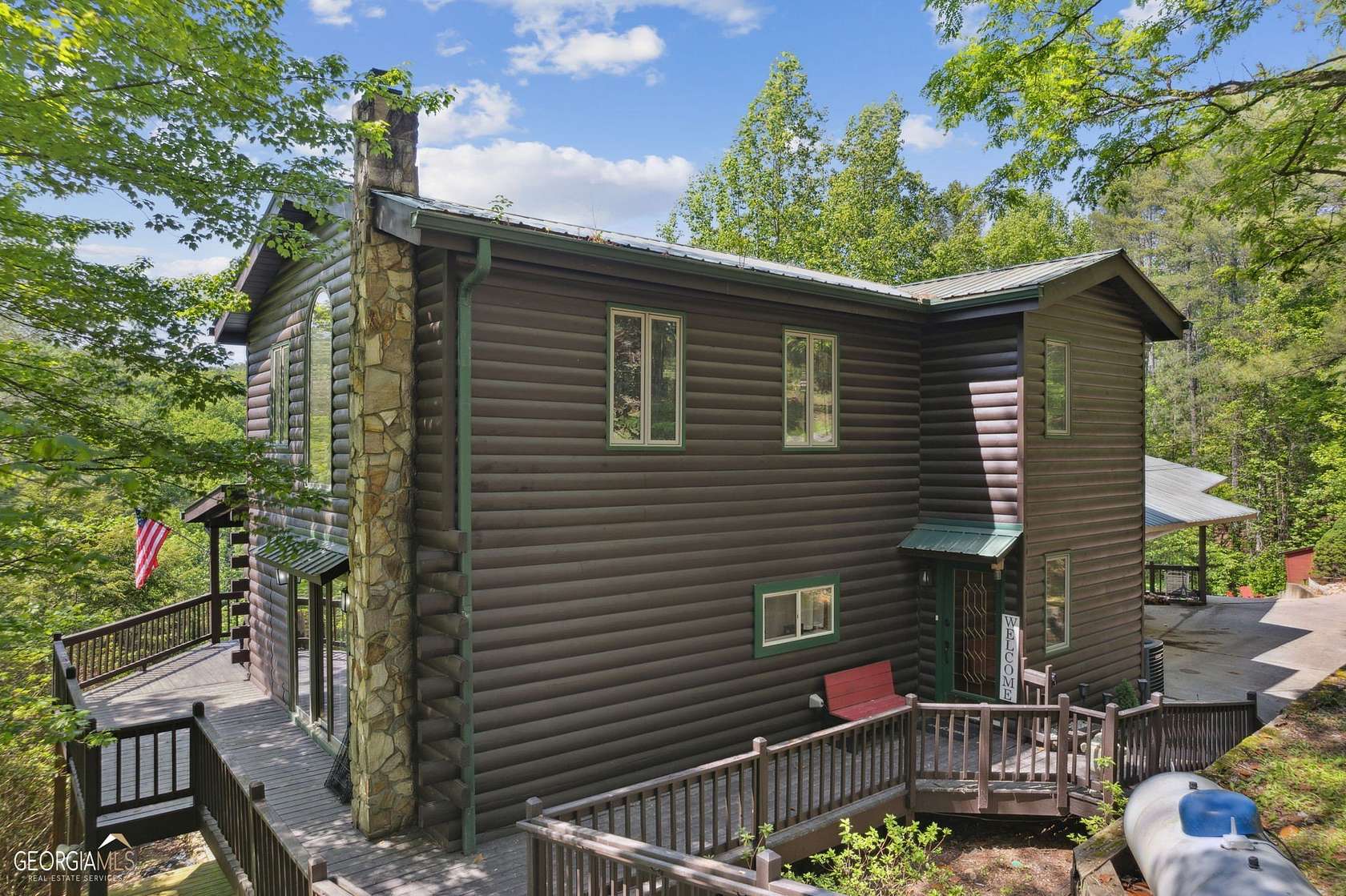 2 Acres of Land with Home for Sale in Ellijay, Georgia